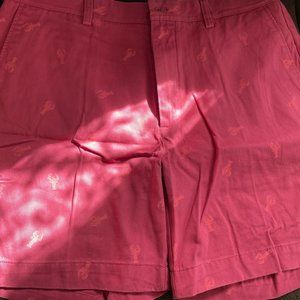 Amazon Essentials boat shorts mens waist size 34 Lobster design